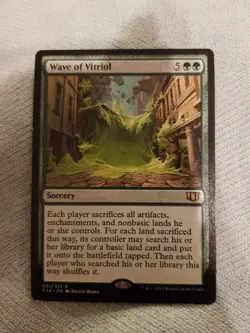 1x MTG Magic The Gathering TCG Wave of Vitriol - Rare - Commander - Image 1