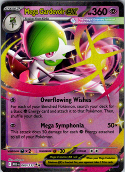 Mega Gardevoir ex 060/132 Double Rare - Pokemon TCG Mega Evolution - Image 1