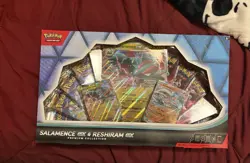 Pokemon TCG Salamence ex & Reshiram ex Premium Collection Box Sealed New - Image 1