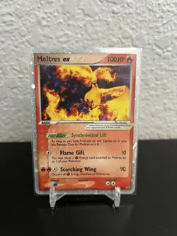 Pokemon 2005 Nintendo Moltres ex - 031 EX Collector's Window Tins Promo Holo MP - Image 1