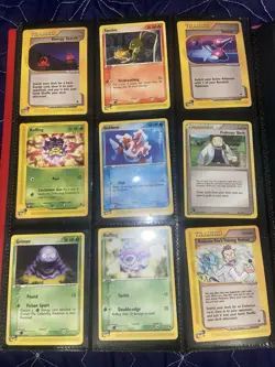 Pokemon E Reader Vintage Lot 2004 Few Rares Incl Also Comes With Binder & Modern - Image 1