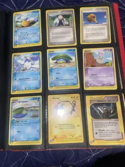 Pokemon E Reader Vintage Lot 2004 Few Rares Incl Also Comes With Binder & Modern - Image 2