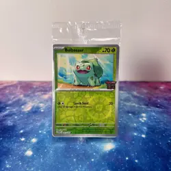 Pokemon Scarlet & Violet 151 - Bulbasaur 001/165 - Best Buy Promo Card - Sealed - Image 1