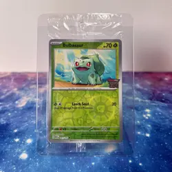 Pokemon Scarlet & Violet 151 - Bulbasaur 001/165 - Best Buy Promo Card - Sealed - Image 3
