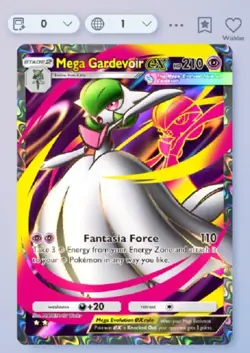 Pokemon TCG Pocket - Mega Gardevoir Ex Full A ⭐⭐ Fantastical Parade - English - Image 1