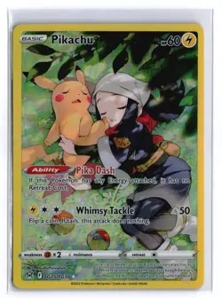 Pokemon PIKACHU TG05/TG30 Illustration Rare (Lost Origin) NM/Near Mint - Image 1