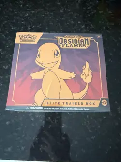Pokemon: Scarlet & Violet 3: Obsidian Flames Elite Trainer Box - 9 Packs 820650853913 - Image 1
