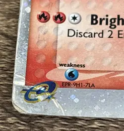 Pokemon TCG Holo Ultra Rare Entei Ex 91/95 Team Magma Vs Team Aqua - Image 5