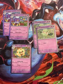 Pokemon TCG Cosmos Holos Cottonee Whimsicott Drifblim BS Promo 06,18,19 Lot Of 5 - Image 1