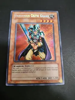 Yugioh Obnoxious Celtic Guard CT1-EN006 Limited Edition Secret Rare - Image 1