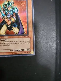 Yugioh Obnoxious Celtic Guard CT1-EN006 Limited Edition Secret Rare - Image 2