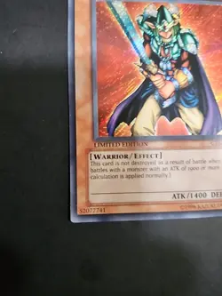 Yugioh Obnoxious Celtic Guard CT1-EN006 Limited Edition Secret Rare - Image 3