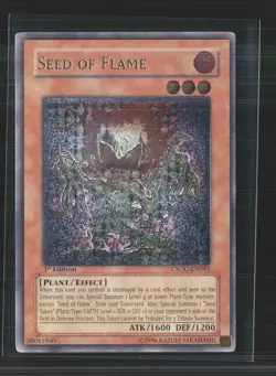 Yu-Gi-Oh! Crossroads of Chaos Seed of Flame 1st Edition UTR #CSOC-EN081 - Image 1