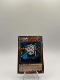 Yugioh! Cyber Jar RA03-EN095 1st Edition Platinum Secret Rare (NM) - Image 1