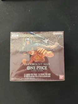 One Piece Op2 Paramount War Booster Box Sealed - Image 1