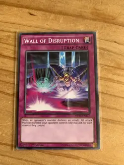 YuGiOh Trap Card Wall of Disruption MP15-EN237 1st Ed Common - Image 1