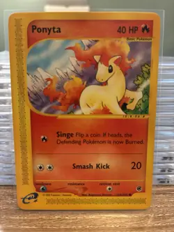 Ponyta 126/165 Expedition Pokemon 2002 Single Card Vintage - Image 1
