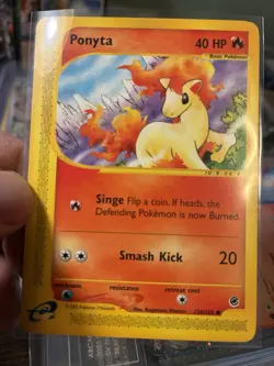 Ponyta 126/165 Expedition Pokemon 2002 Single Card Vintage - Image 3