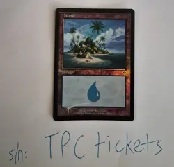 FOIL Island - Invasion - MTG Magic Card - NM Near Mint - TCG Value $8 - Image 1
