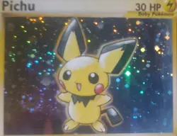 2000 Pokemon Pichu 1st Edition Neo Genesis Holo Rare Card #12/111 - TCG - NM - Image 3