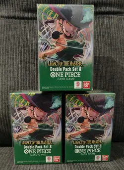 🔥One Piece Card Game Double Pack Set (DP-08) BRAND NEW SEALED X 3🔥 - Image 1