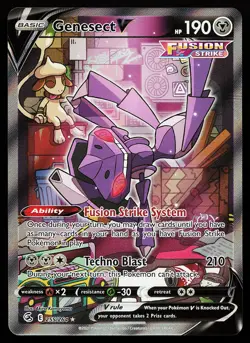 Genesect V 255/264 Alternate Full Art Fusion Strike Pokemon Card - Image 1