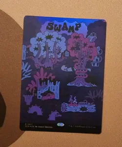 MTG Swamp (1947) x1 NM *Rainbow Foil* from Secret Lair Drop Series - Image 1