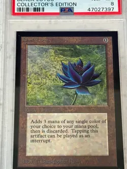 1993 Magic the Gathering Collector’s Edition Black Lotus PSA 8 Nm Mt 1 of 37 - Image 1