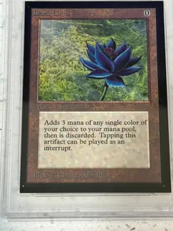 1993 Magic the Gathering Collector’s Edition Black Lotus PSA 8 Nm Mt 1 of 37 - Image 3