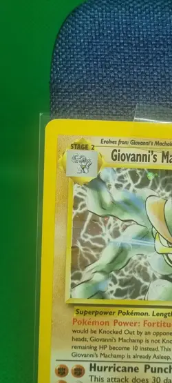 Pokemon Giovanni's Machamp 6/142 Holo Unlimited Rare Card Gym Challenge WOTC LP - Image 3
