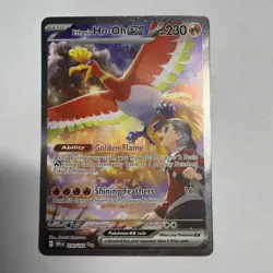Pokemon Card TCG Ethan's Ho-Oh ex 230/182 SV10 Destined Rivals Rare Holo EX M/NM - Image 1