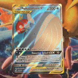 Magikarp & Wailord GX 160/181 TAG TEAM | SM Team Up Near Mint Raw Pokemon Single - Image 1