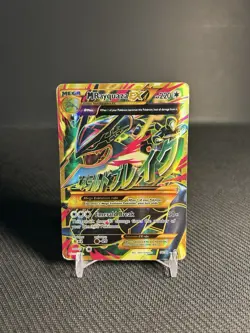 Pokemon TCG M Rayquaza EX (Shiny Full Art) 98/98 XY - Ancient Origins Holo HP - Image 1