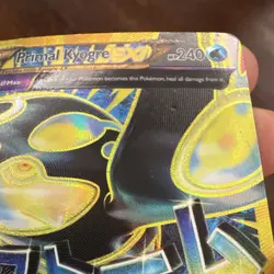 Pokemon Primal Kyogre EX Ultra Rare Full Art Holo 96/98 240HP XY Primal Clash - Image 4