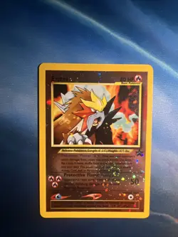 Pokemon TCG Entei WOTC Black Star Promos Reverse Holo NM #34 - Image 1