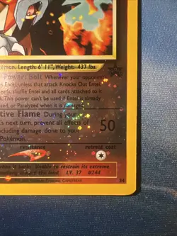 Pokemon TCG Entei WOTC Black Star Promos Reverse Holo NM #34 - Image 5