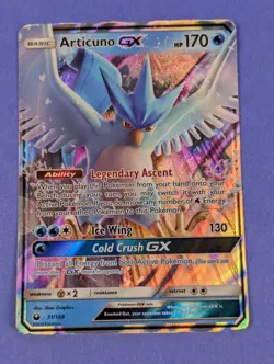 Articuno GX - 31/168 - Ultra Rare Holo Celestial Storm - Pokemon Card - DMG - Image 1