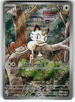 Meowth 106/094 ME02: Phantasmal Flames NM Pokemon Card TCG - Image 1