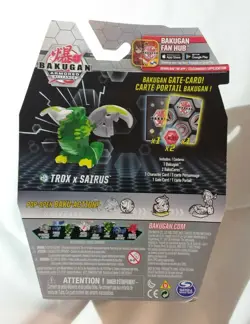 Bakugan Armored Alliance Ventus TROX X SAIRUS Fusion Gate Card Green Dragon - Image 2