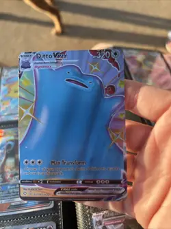 Pokemon Ditto VMAX Full Art Holo Card SV119/SV122 Shining Fates - Image 1