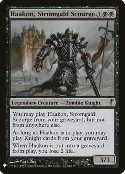 Haakon, Stromgald Scourge The List NM MTG - Image 1