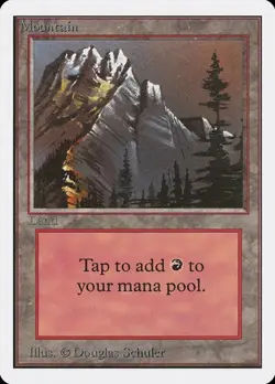 Mountain (#297) Unlimited Edition LP MTG - Image 1