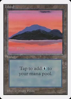 Island (#293) Unlimited Edition MP MTG - Image 1