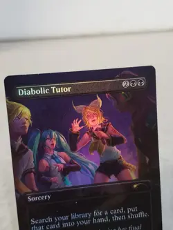 MTG Diabolic Tutor RAINBOW FOIL Secret Lair Hatsune Miku 1592 NM - Image 3