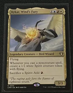 Custom Kykar Winds Fury Spirit Flying Commander Deck Ready To Play! - Image 1