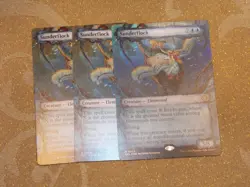 MTG Showcase Sunderflock x3 Rare Lorwyn Eclipsed FOIL x1 NM Low SH - Image 1