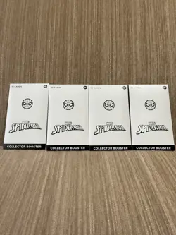 Magic The Gathering Marvel's Spider Man Collector Booster Pack MTG New LOT OF 4 - Image 1