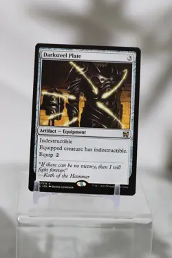 MTG - Darksteel Plate - Duel Decks: Elves vs. Inventors - X1 - (LP) - - Image 1