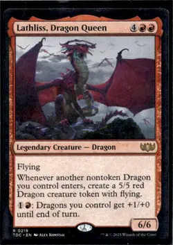 Lathliss, Dragon Queen Commander: Tarkir: Dragonstorm Regular - Image 1