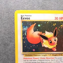Pokemon English Vintage - Black Star Promo WOTC - Eevee 11 - LP - Image 3